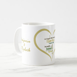 Caneca De Café Não consigo imaginar a vida sem você Casal de tipo