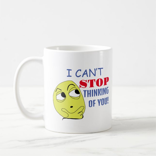 Caneca De Café não consigo parar de pensar em você (Esquerda)