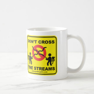 Caneca De Café Não cruze os córregos