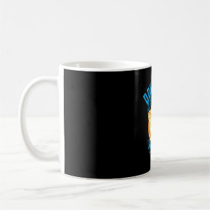 Caneca De Café Não cutuque o urso-pardo, urso retrô engraçado