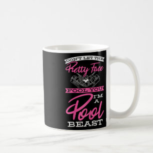 Caneca De Café Não Deixe Bonito Rosto Que Você Cue Piscina Besta