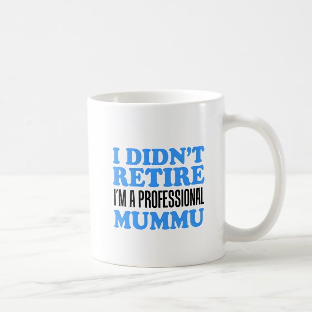 Caneca De Café Não desativou a Mummu Mug profissional (Direita)