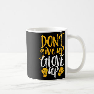 Caneca De Café Não Desista Luta Boxe Camiseta Engraçada de Kickbo