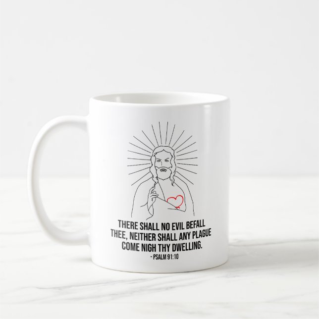Caneca De Café Não Deve Haver Mau Abaixo Do Cristão (Esquerda)