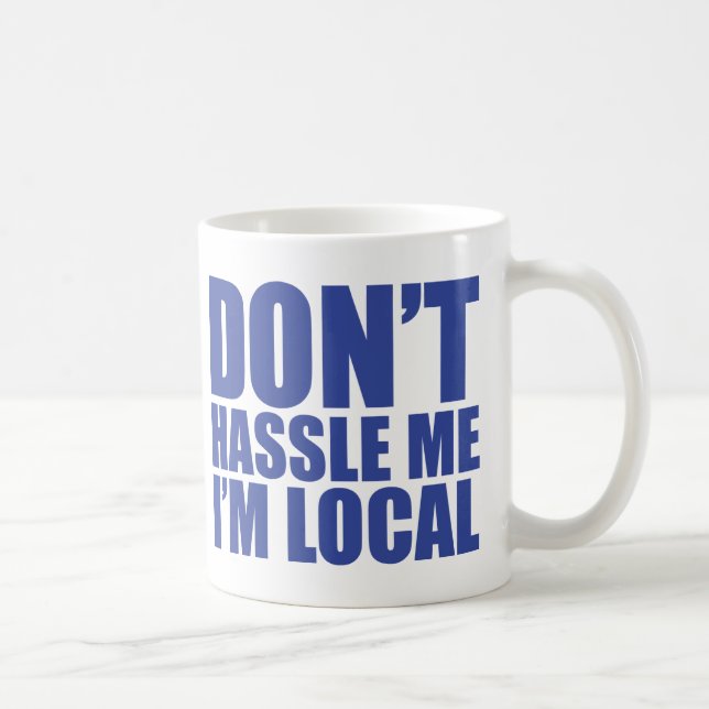 Caneca De Café Não discute eu que eu sou local que sobre Bob (Direita)