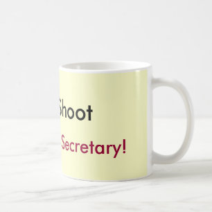 Caneca De Café Não dispare, mim são apenas o secretário!