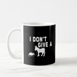 Caneca De Café Não dou um presente de Rato, burro engraçado, piad