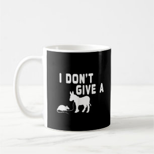 Caneca De Café Não dou um presente de Rato, burro engraçado, piad