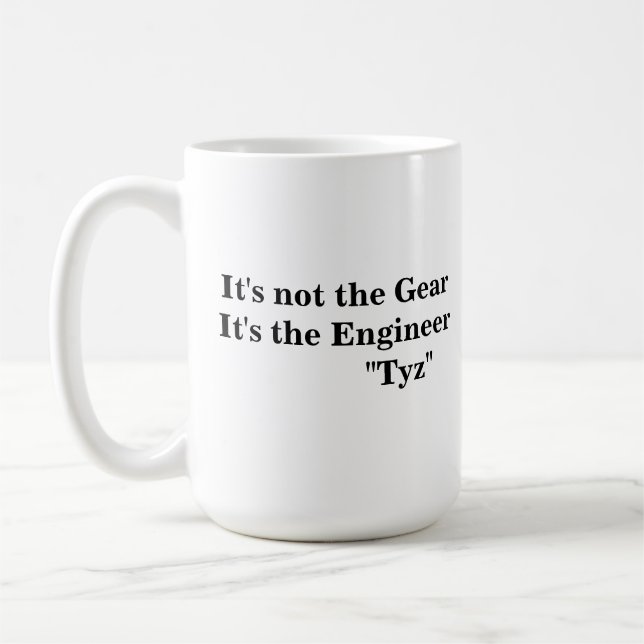 Caneca De Café Não é a engrenagem, ele é o coordenador (Esquerda)