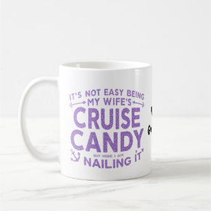 Caneca De Café Não é Fácil Ser o Doce de Cruzeiro da Minha Esposa