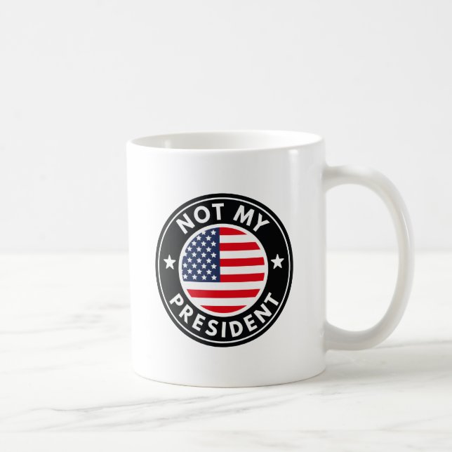 Caneca De Café Não é Meu Presidente (Direita)