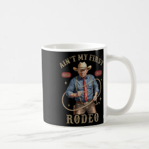 Caneca De Café Não é meu primeiro rodeio Western Cowboy Engraçado