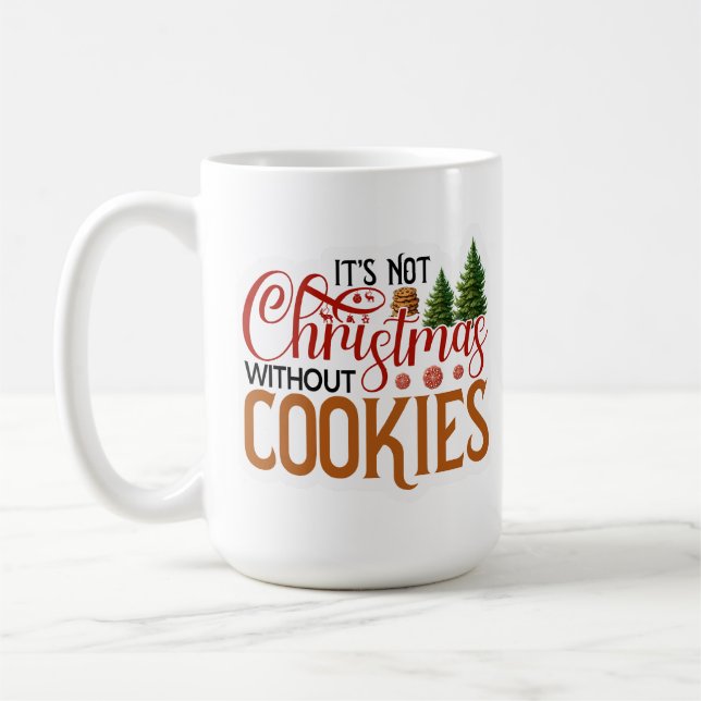 Caneca De Café Não é Natal sem biscoitos (Esquerda)