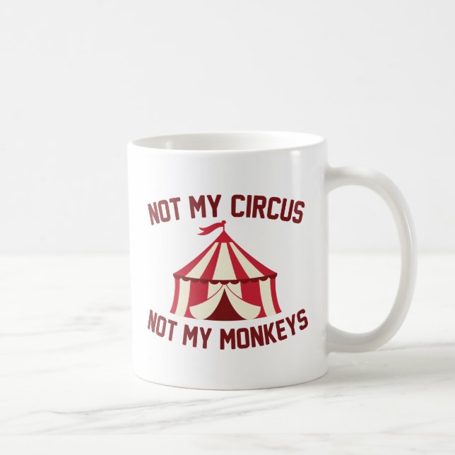 Caneca De Café Não é o meu circo (Direita)