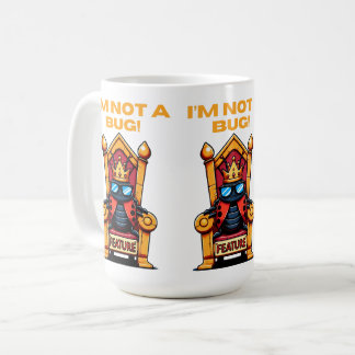 Caneca De Café Não é uma camisa de inseto