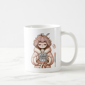 Caneca De Café Não é uma pessoa da manhã - Menina viciada com caf