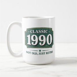 Caneca De Café Não é Velho, Apenas Retro Vintage Anos 90