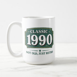 Caneca De Café Não é Velho, Apenas Retro Vintage Anos 90