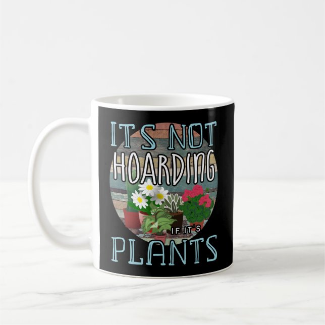 Caneca De Café Não Está Enchendo Se É Jardineiro Flor De Plantas. (Esquerda)