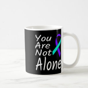 Caneca De Café Não Está Sozinho Na Prevenção Do Suicídio Fita