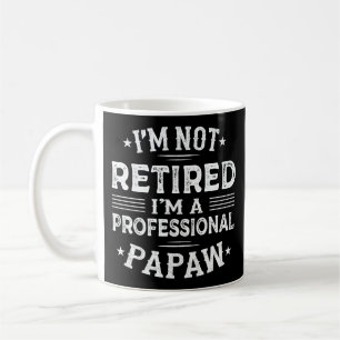 Caneca De Café Não estou aposentado, sou um vovô profissional de 