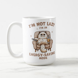 Caneca De Café Não Estou com Preguiça, Estou no Modo Economia de