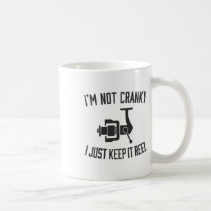 Caneca De Café Não Estou Irritado Eu Mantenho Reel Engraçado Pesc