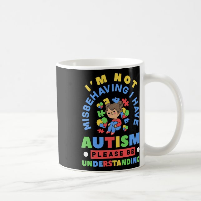 Caneca De Café Não Estou Me Comportando Mal, Tenho Conscientizaçã (Direita)