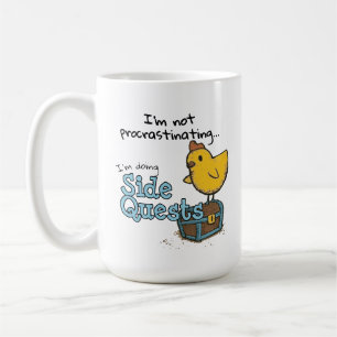 Caneca De Café Não estou procrastinando, estou fazendo buscas lat