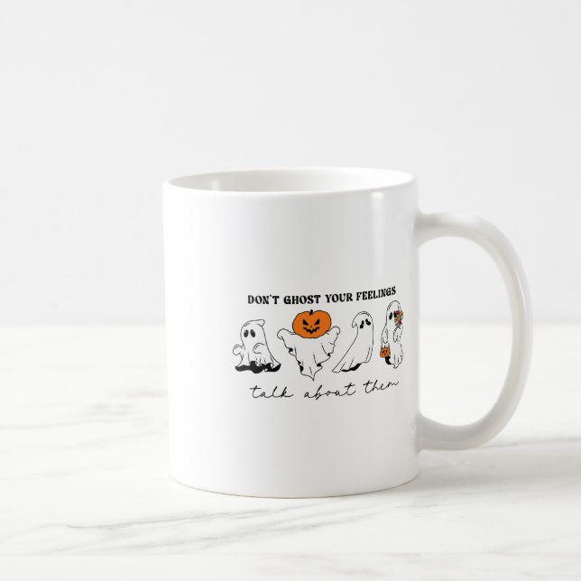 Caneca De Café Não experimente seus sentimentos Terapia Inspiraci (Direita)