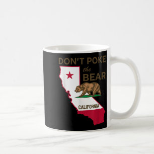 Caneca De Café Não faça cocô no urso na República da Califórnia