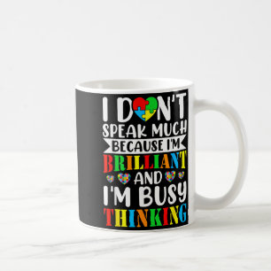 Caneca De Café Não Fala Muito Autista Menino Menina Au