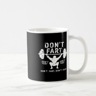 Caneca De Café Não Fart Engraçado Fart Squat Snatch Exercício de