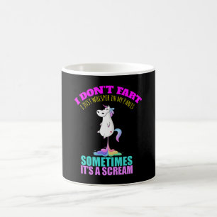 Caneca De Café Não Fart Unicorn Farts