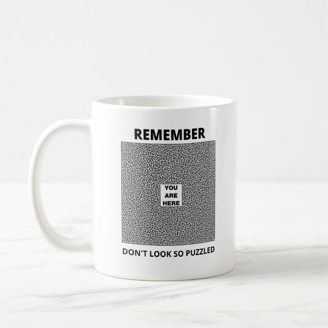 Caneca De Café Não fique intrigado (Esquerda)