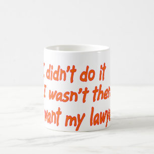 Caneca De Café Não fiz isso....