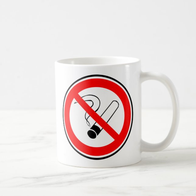 Caneca De Café Não fume (Direita)
