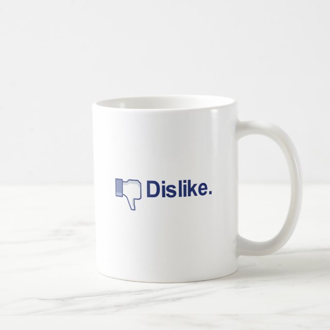 Caneca De Café Não gostar (Direita)