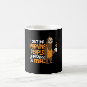 Caneca De Café Não Gosto De Pessoas De Manhã