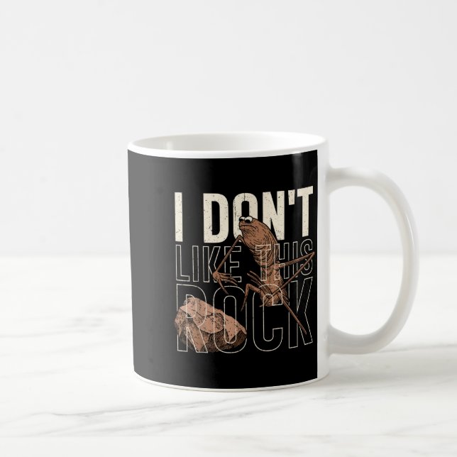 Caneca De Café Não Gosto Desta Rocha Marcus The Worm Meme Engraça (Direita)