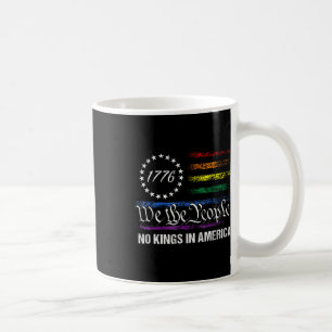 Caneca De Café Não Há Reis Na América Nós, A Bandeira Política Pe
