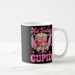Caneca De Café Não Hoje Cupido Trump É Meu Dia Dos Namorados