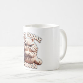 Caneca De Café Não Hoje, Gato Engraçado Humano, Gato Engraçado, C
