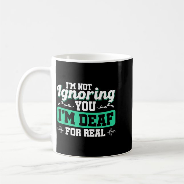 Caneca De Café Não Ignorando Agência Governamental De Verdade (Esquerda)