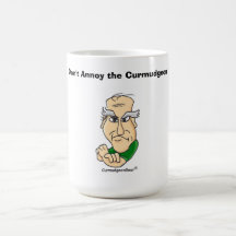 Não irrite o Curmudgeon!Caneca