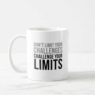 Caneca De Café Não limite seu desafio
