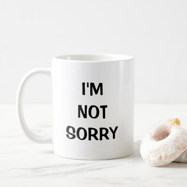 Caneca De Café Não me arrependo (Com Donut)
