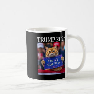 Caneca De Café Não Me Comam Gatos Para Trump 2024
