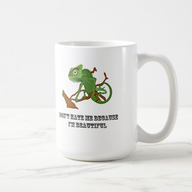 Caneca De Café Não me deie porque eu sou bonito (Direita)