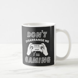 Caneca De Café Não Me Desarrume Estou Jogando, Gemers Divertidos